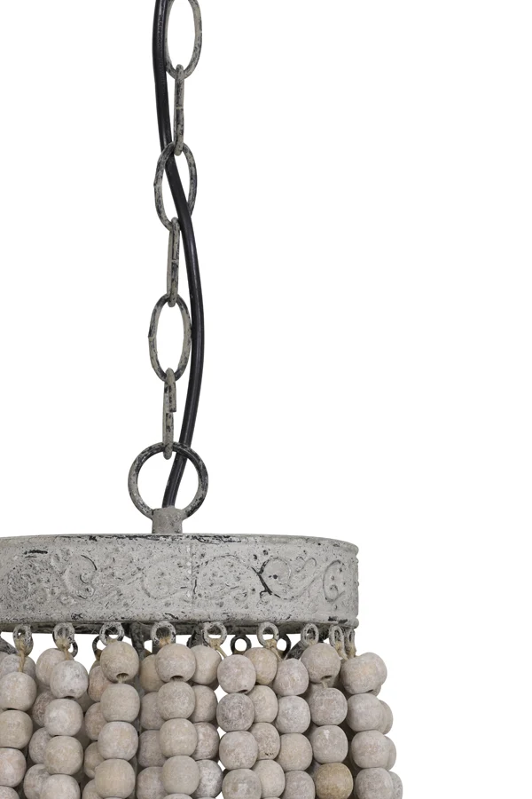 Light & Living hanglamp LUNA - Ø51x63cm - wit