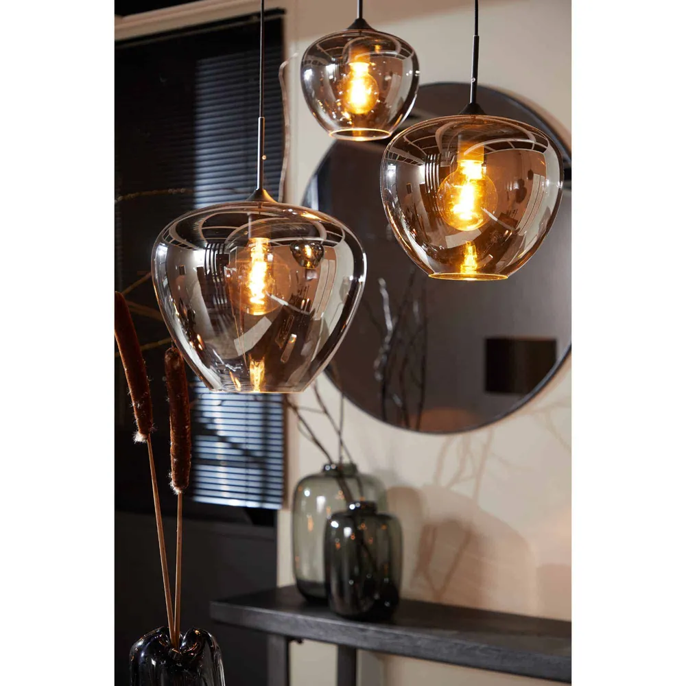 Light & Living hanglamp Mayson - grijs - Ø40cm