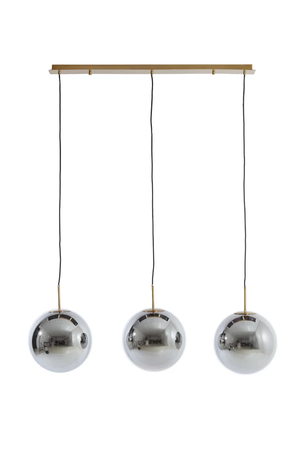 Light & Living hanglamp MEDINA - grijs - 120x30x30cm
