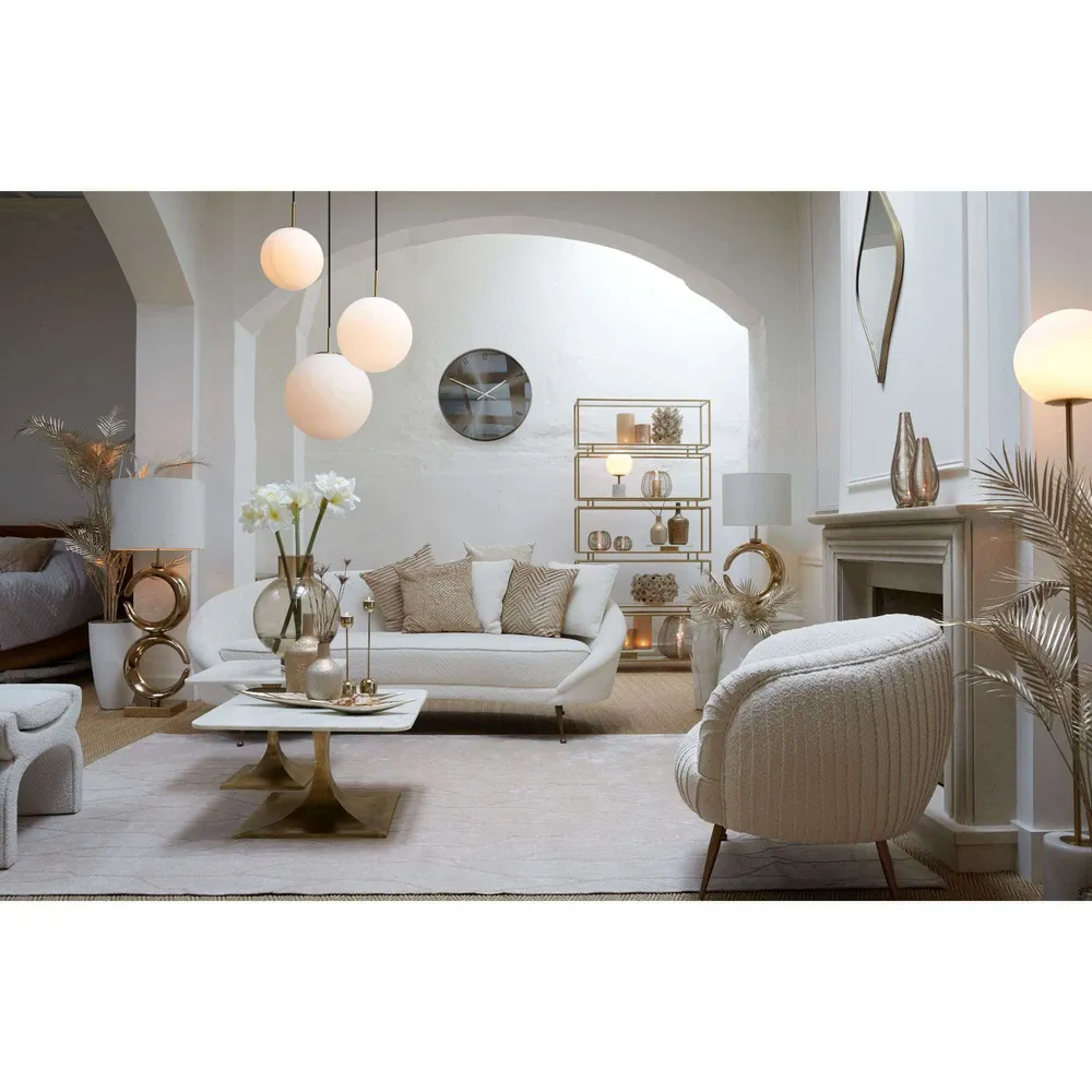 Light & Living hanglamp Medina - wit - Ø25cm