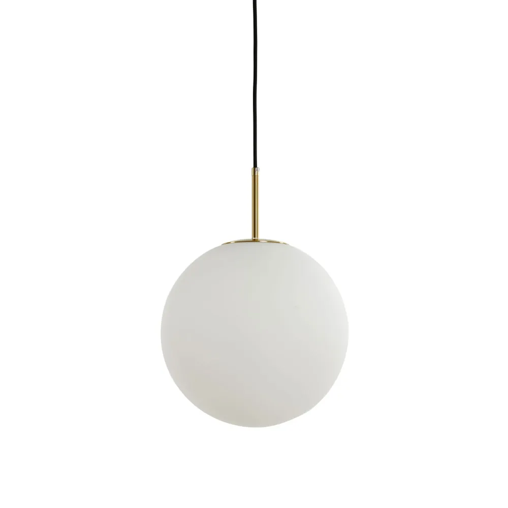 Light & Living hanglamp Medina - wit - Ø30cm
