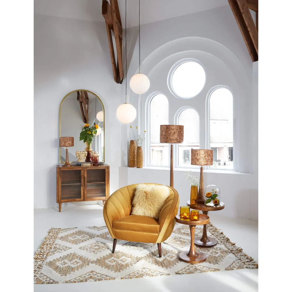 Light & Living hanglamp Medina - wit - Ø30cm
