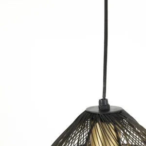 Light & Living hanglamp MEYA - Ø23x31cm - zwart