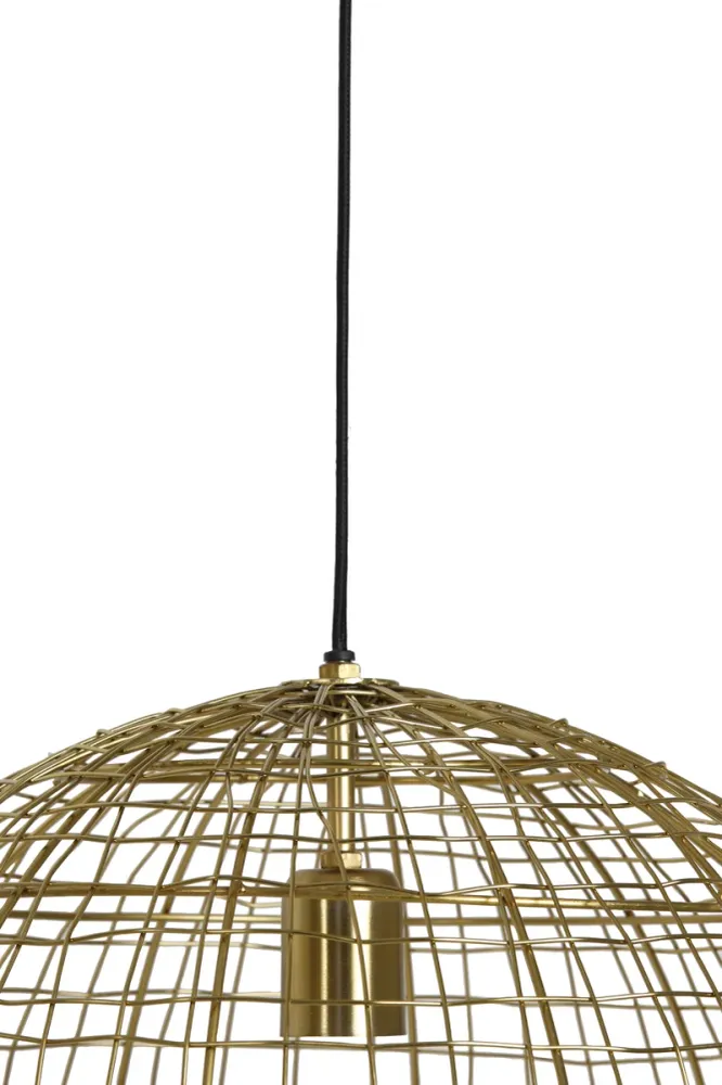 Light & Living hanglamp MIRANA - Ø46x43cm - goud