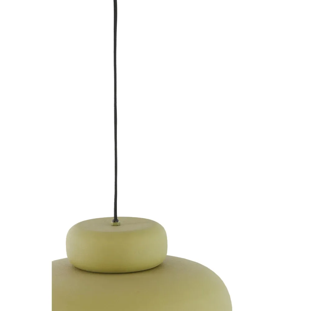 Light & Living hanglamp Neiva - groen - Ø39cm