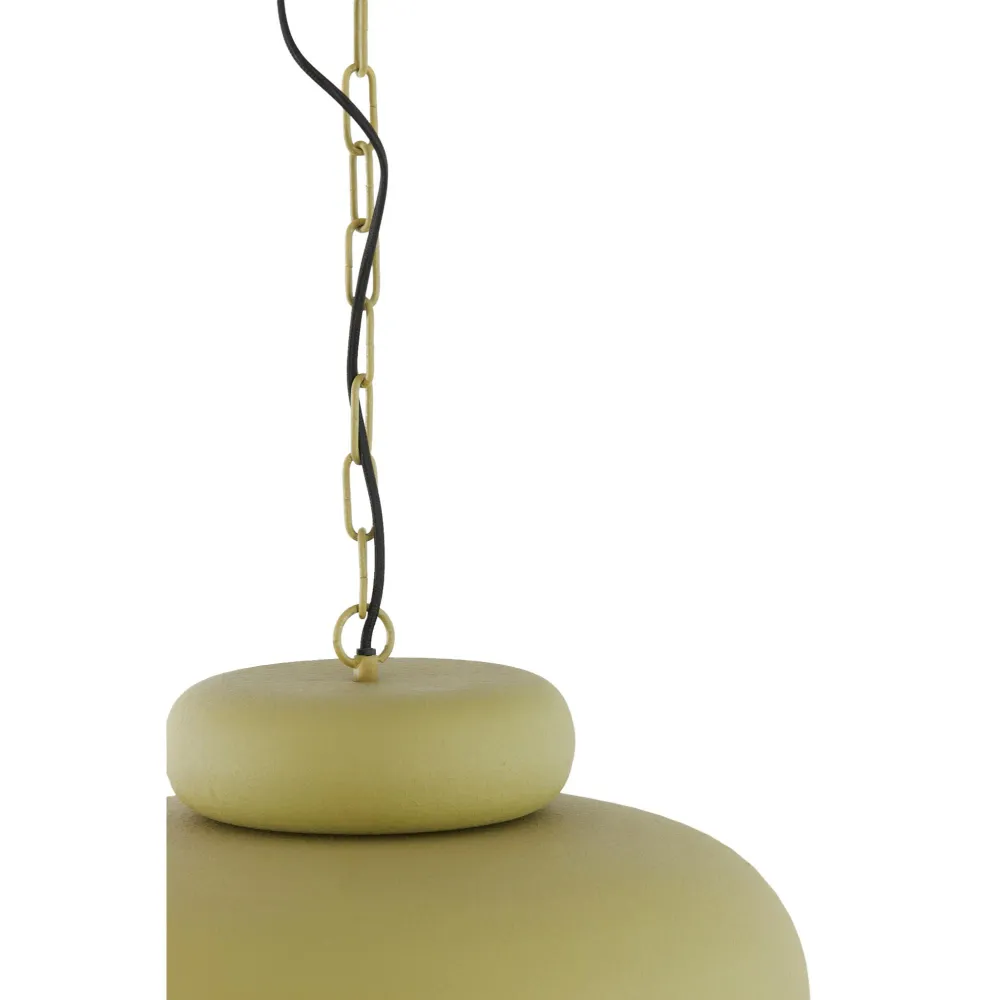 Light & Living hanglamp Neiva - groen - Ø46cm