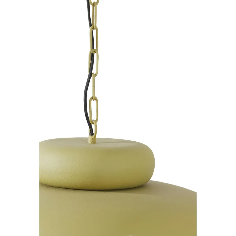 Light & Living hanglamp Neiva - groen - Ø46cm