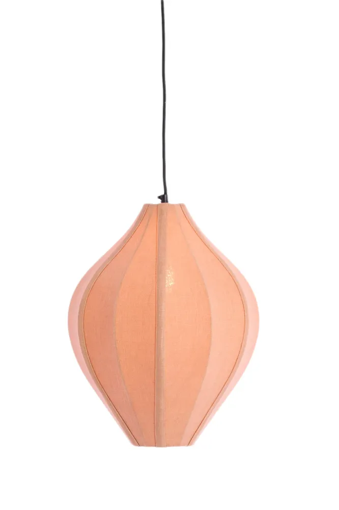 Light & Living hanglamp PASTO - roze - Ø36x44cm