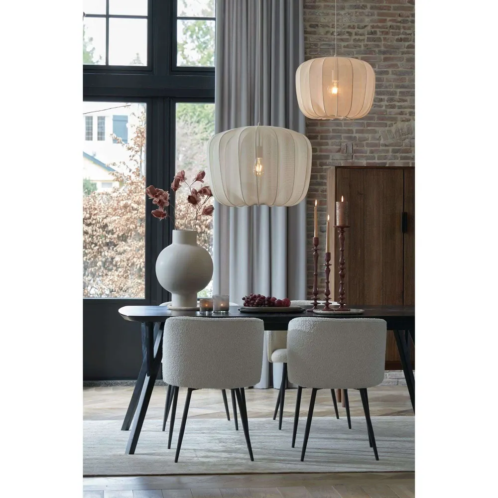 Light & Living hanglamp Plumeria - beige - Ø60cm