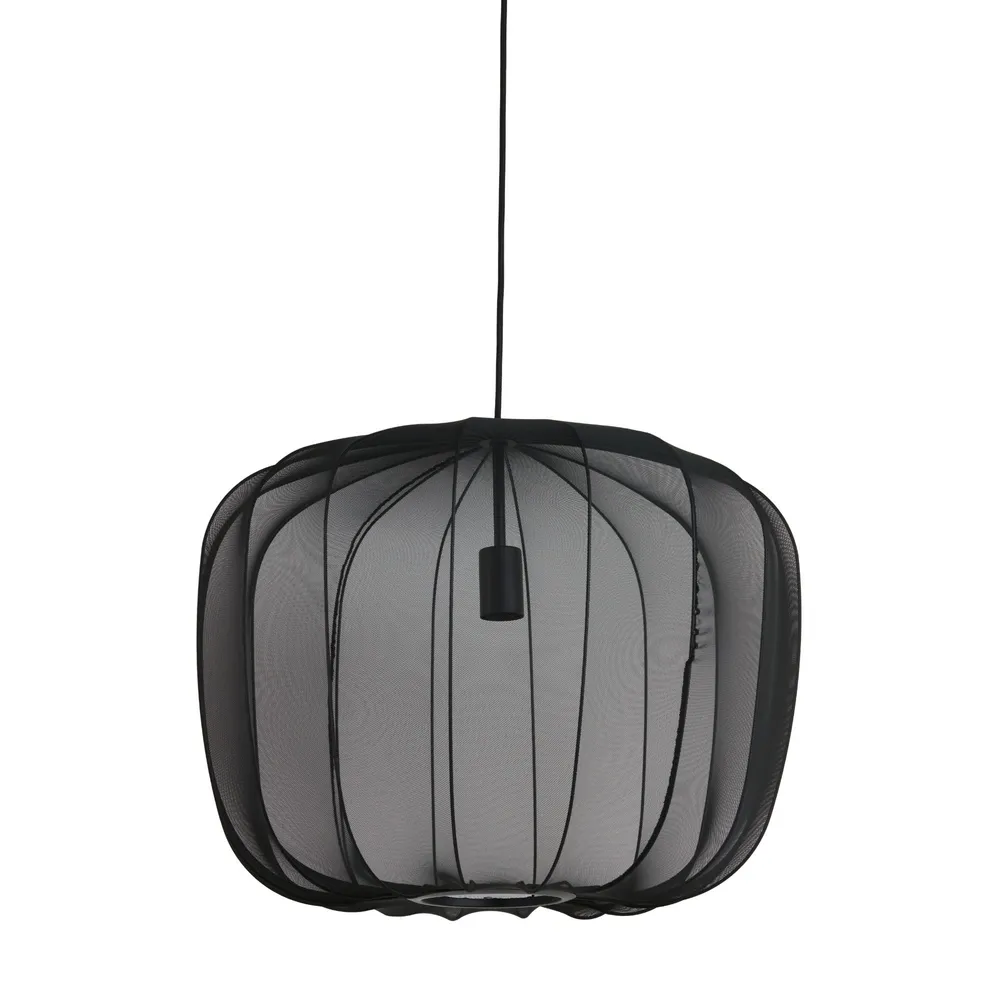 Light & Living hanglamp Plumeria - zwart - Ø60cm