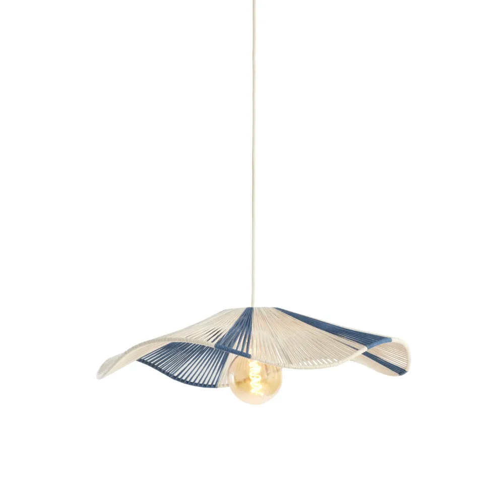 Light & Living hanglamp Rafa - blauw - Ø70cm