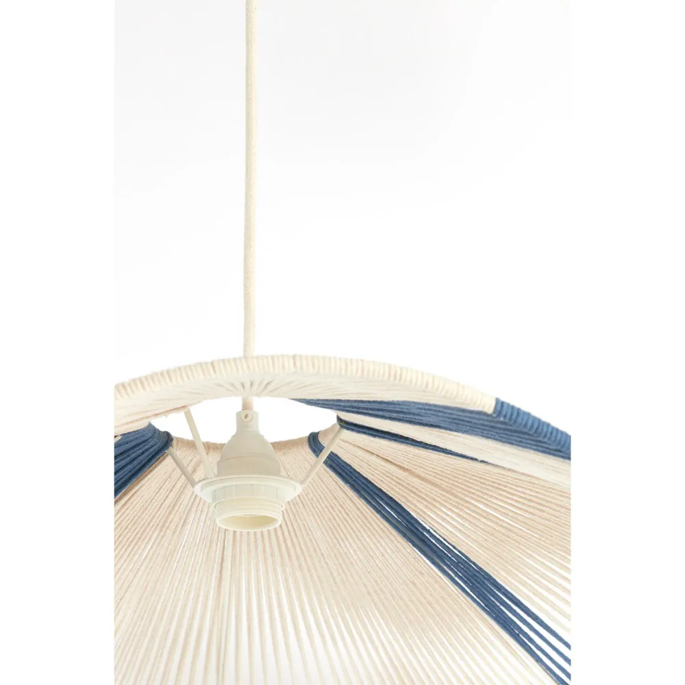 Light & Living hanglamp Rafa - blauw - Ø70cm