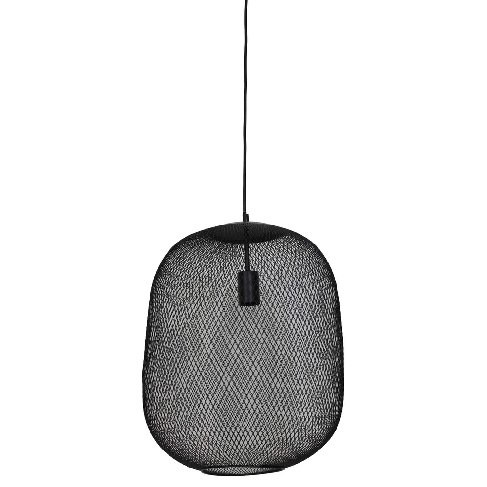 Light & Living hanglamp Reilley - zwart - Ø40cm