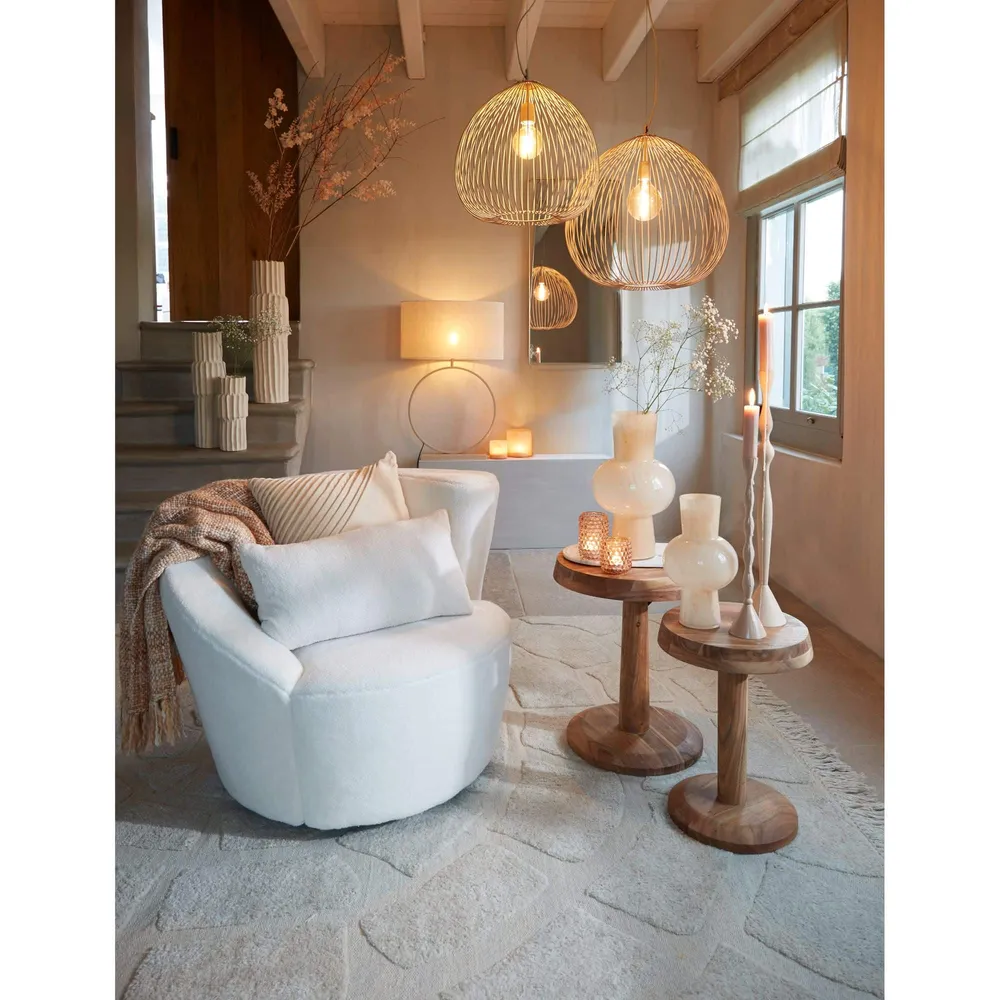 Light & Living hanglamp Rilana - wit - Ø45cm