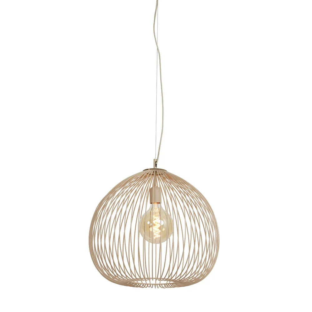 Light & Living hanglamp Rilana - wit - Ø45cm