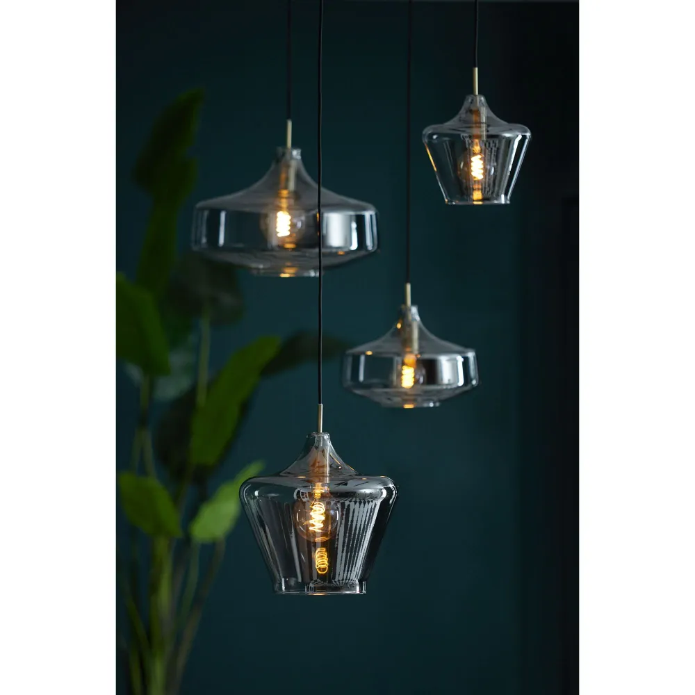 Light & Living hanglamp Solna - brons - Ø39.5cm