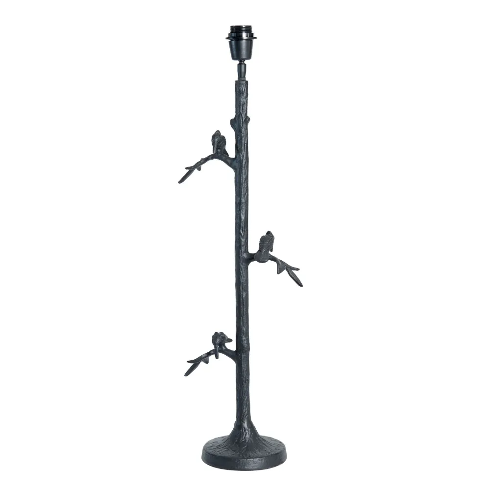 Light & Living lampvoet Branch - zwart - Ø14cm