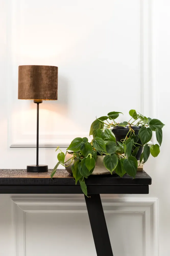 Light & Living lampvoet HOUSTON - Ø10x38cm - zwart