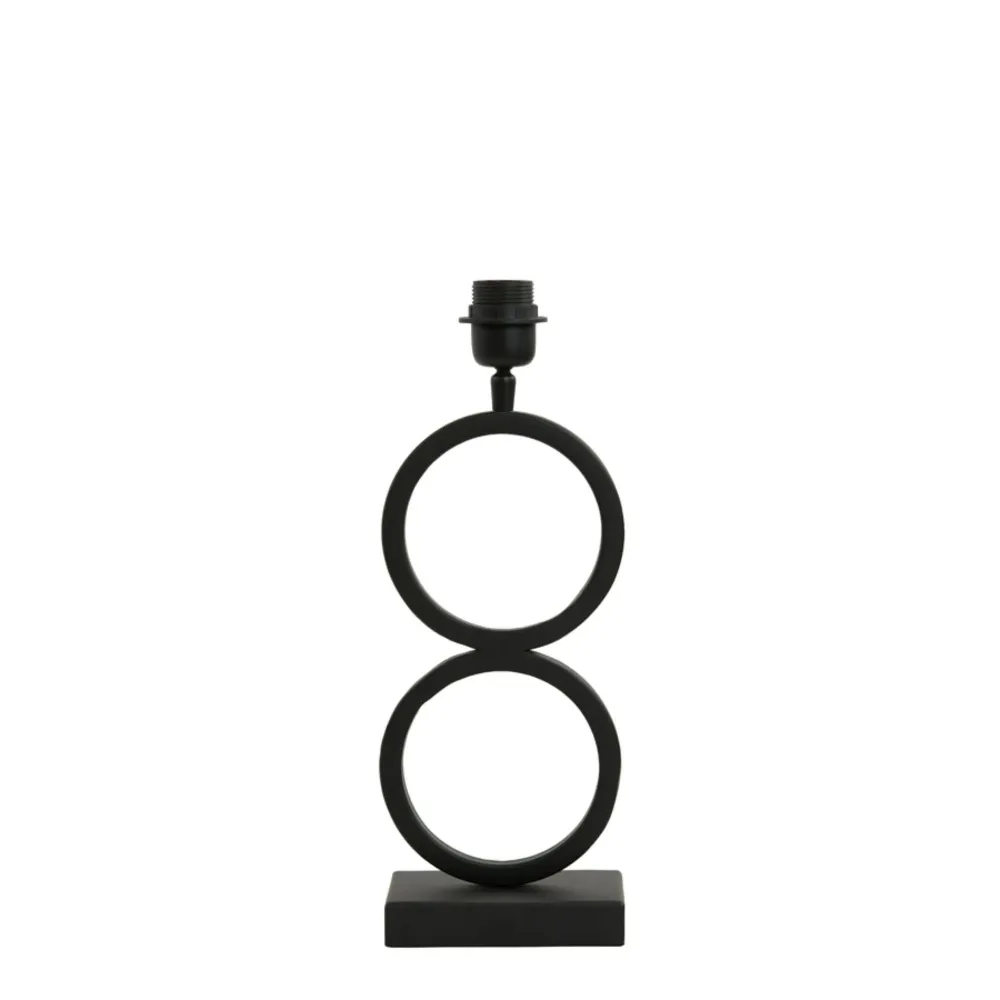 Light & Living lampvoet Stelios - zwart - 15x10x36cm