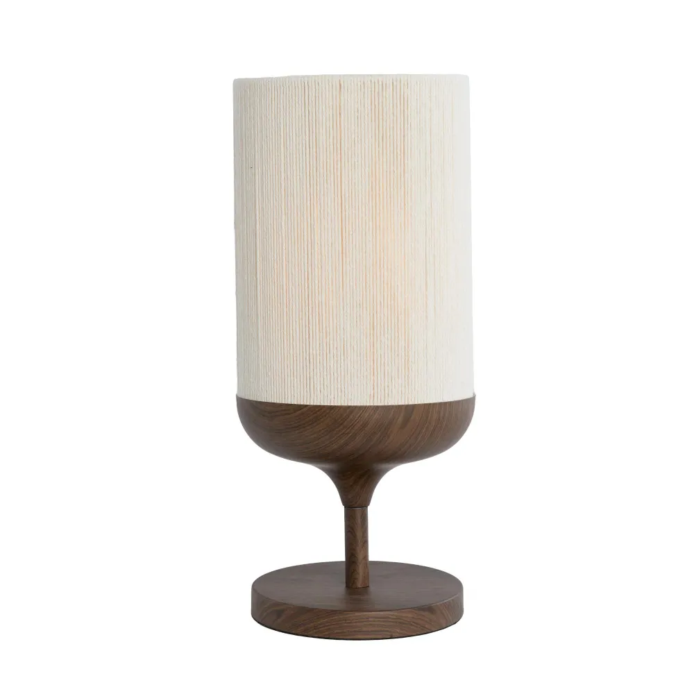 Light & Living tafellamp Dania - bruin - Ø22.5cm