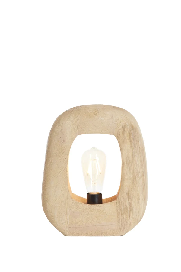 Light & Living tafellamp KELAFO - 24x8x30cm - bruin
