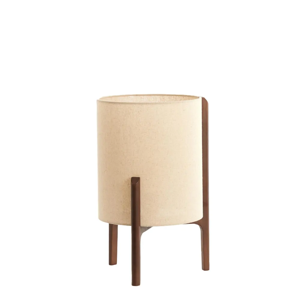 Light & Living tafellamp Litto - bruin - Ø28cm