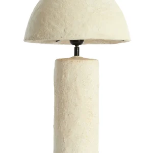 Light & Living tafellamp QAZU - Ø30x48cm - bruin