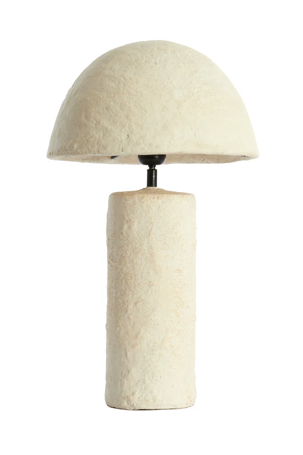 Light & Living tafellamp QAZU - Ø30x48cm - bruin