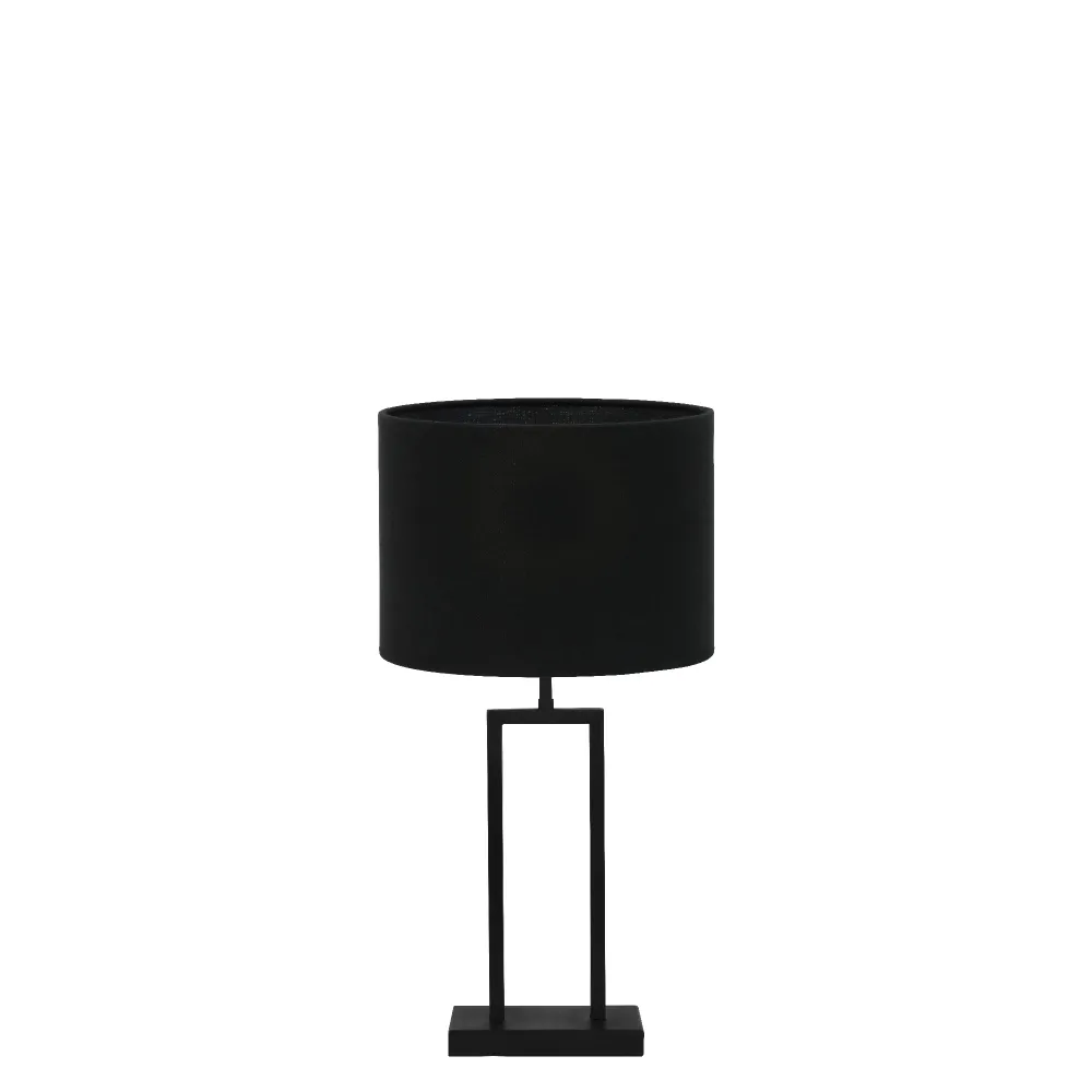 Light & Living tafellamp Shiva/Livigno - zwart, zwart - 30x30x62cm