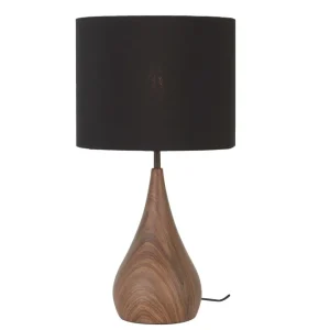 Light & Living tafellamp Svante - bruin - Ø28cm