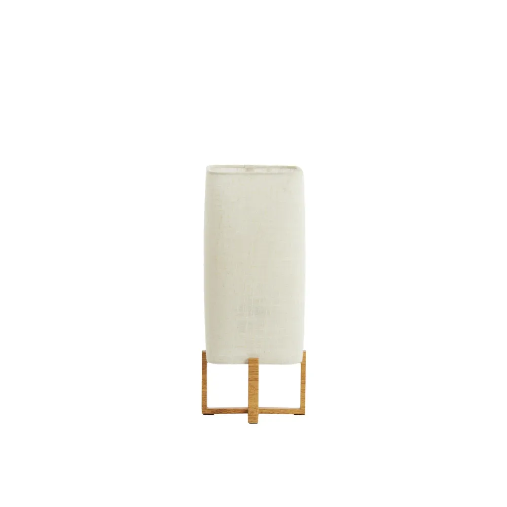 Light & Living tafellamp Wyn - bruin - Ø16.5cm