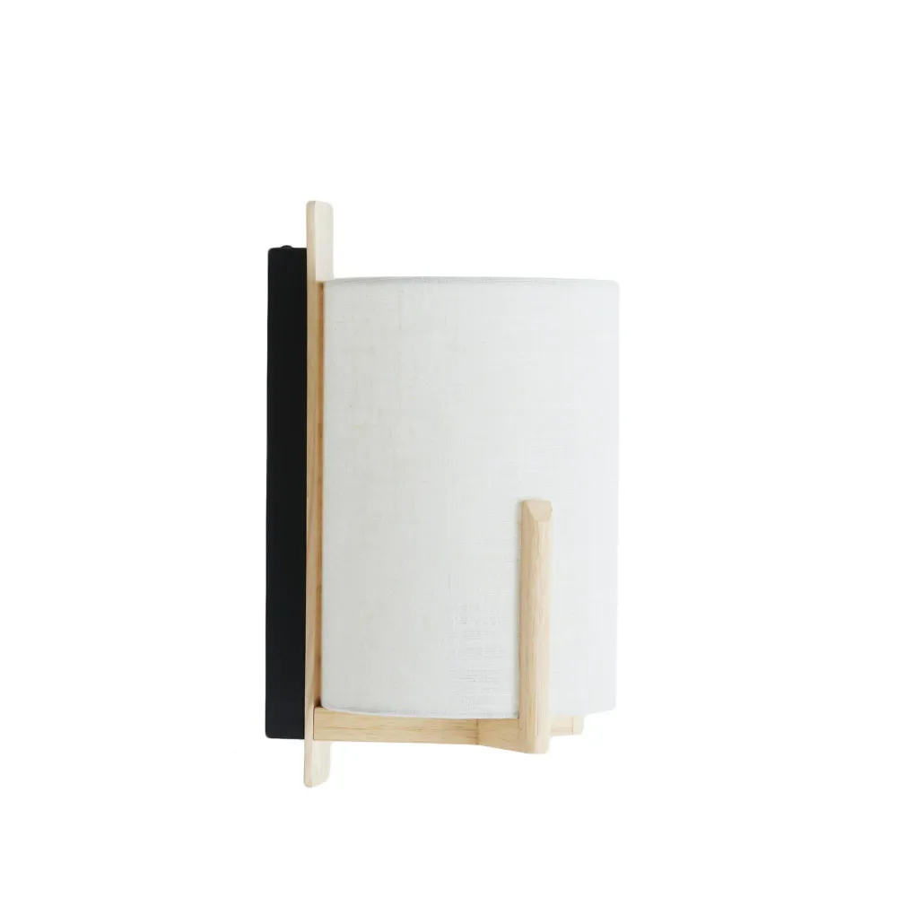 Light & Living wandlamp Litto - bruin - 22x18x36cm