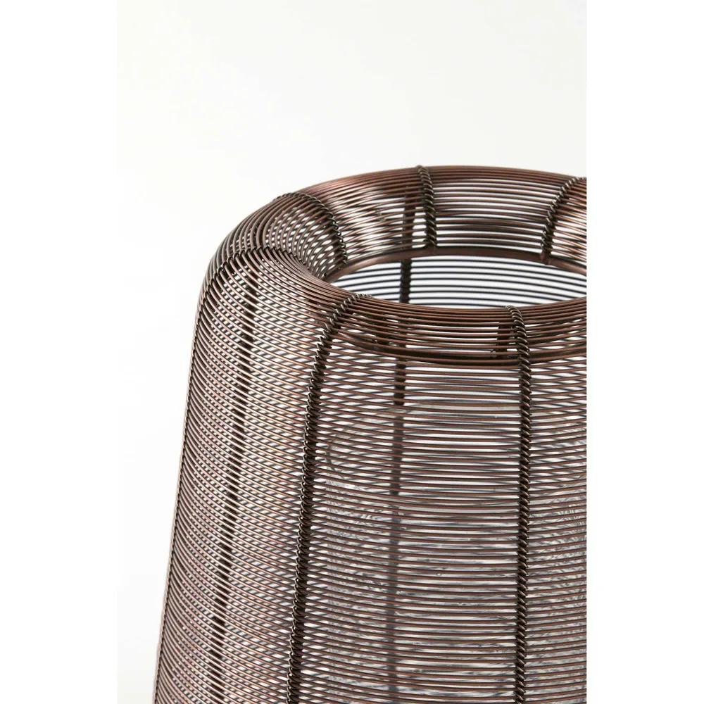 Light & Living windlicht Adeta - brons - Ø22.5cm