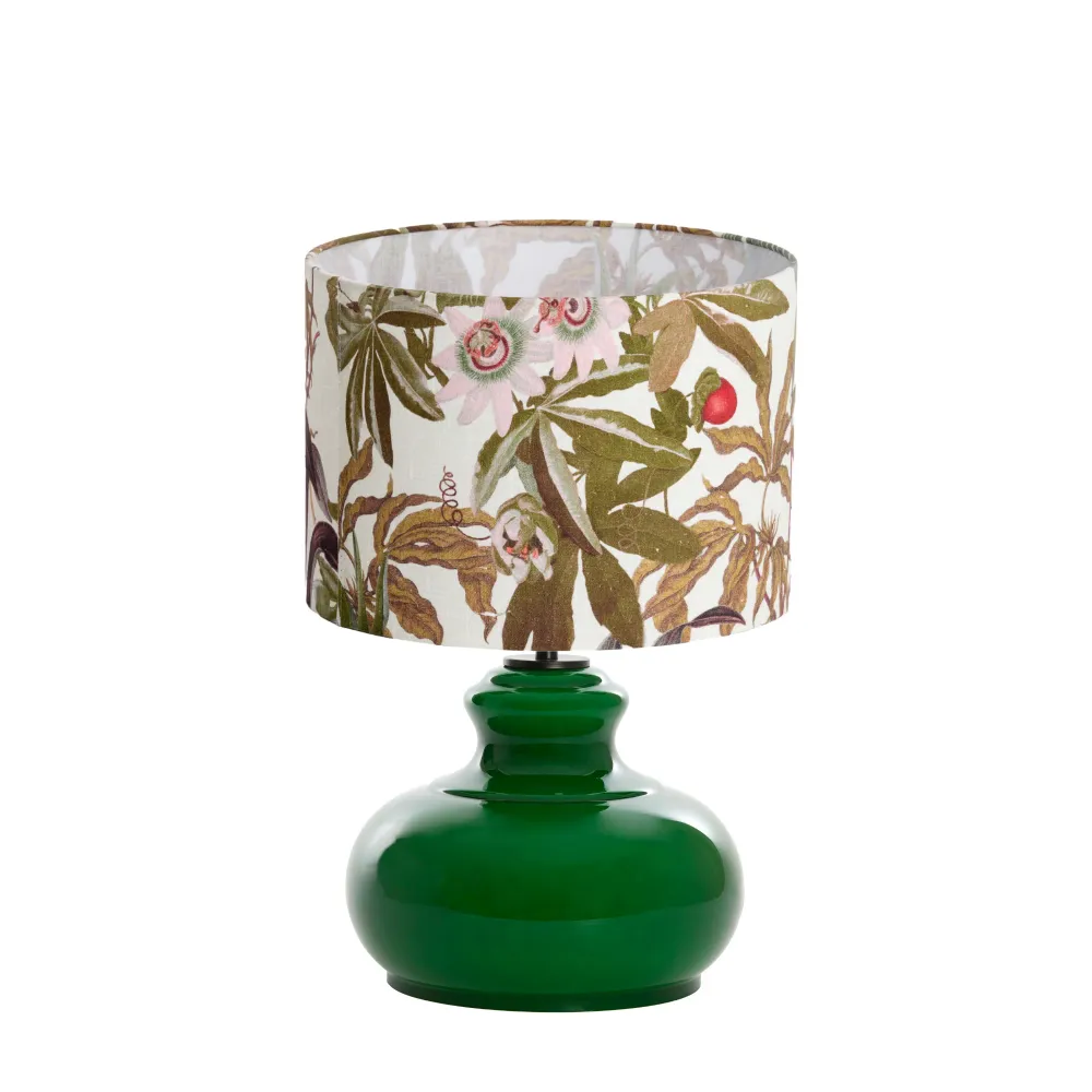 Tafellamp Verde/Isadore - Groen/Wit - Ø30x54cm Light & Living