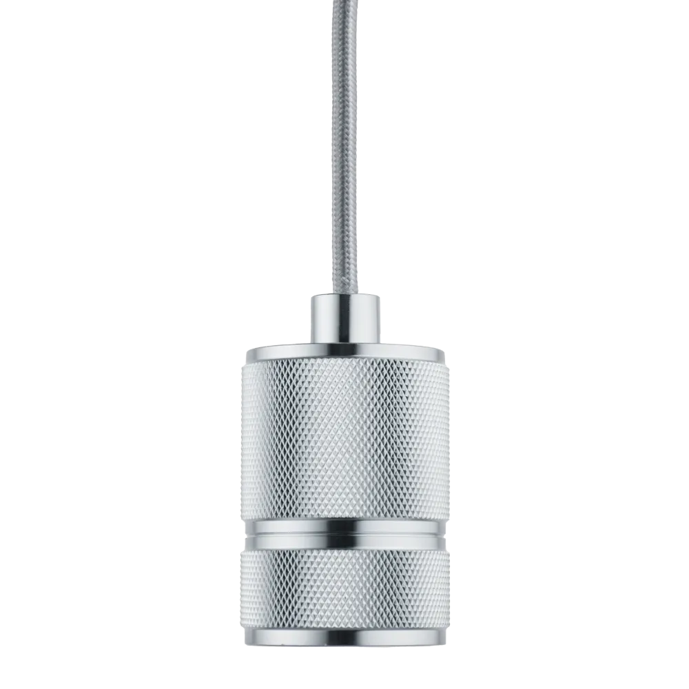Lighto | Pendel Chroom E27 fitting | Classic | 1.5m Snoer | Met Plafondkap