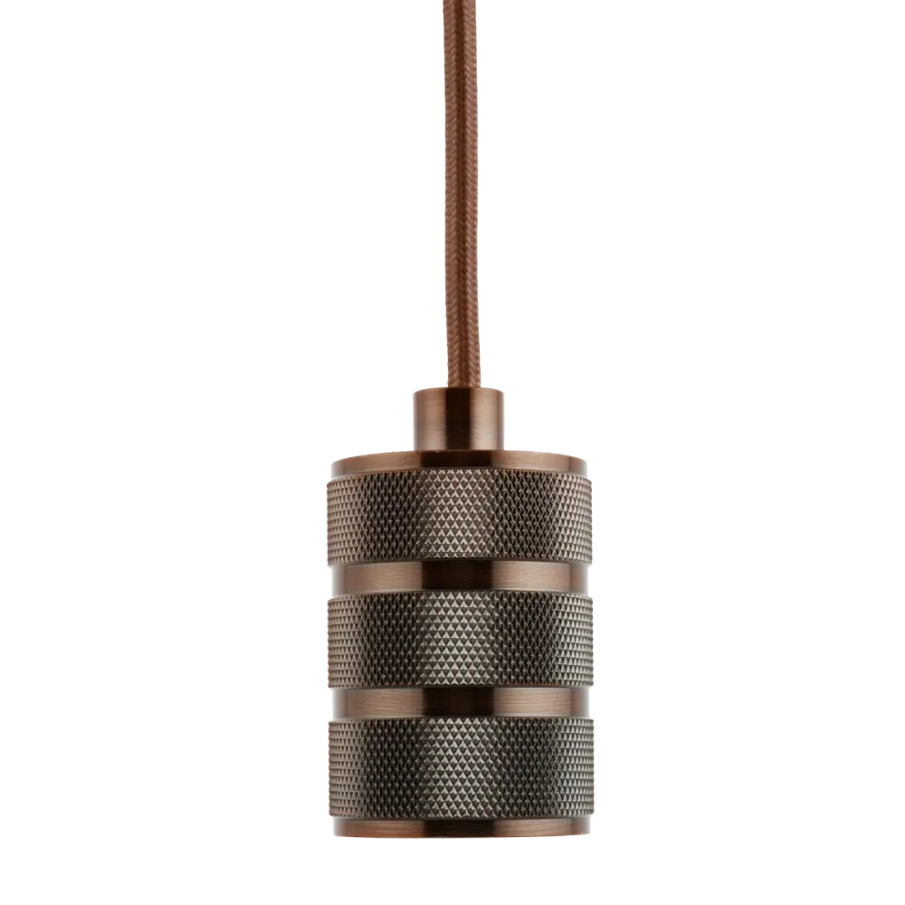 Lighto | Pendel Koper | Inclusief Lichtbron Goud | Retro | 1.5m Snoer | Met Plafondkap