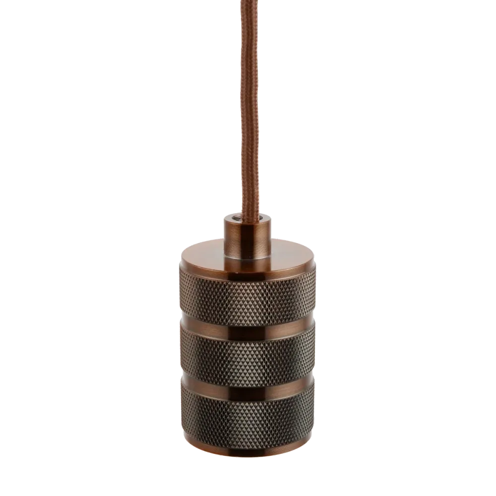 Lighto | Pendel Koper | Inclusief Lichtbron Goud | Retro | 1.5m Snoer | Met Plafondkap