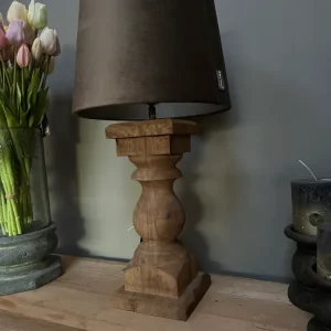 Balusterlamp hout 35cm Lindeboom Wonen & Lifestyle
