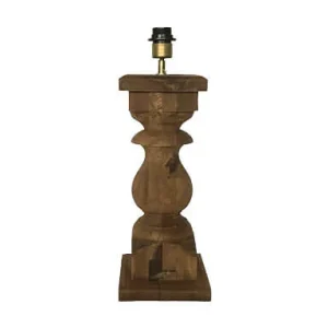 Balusterlamp hout 45cm Lindeboom Wonen & Lifestyle