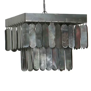 Hanglamp lamel vierkant 40x40cm Lindeboom Wonen & Lifestyle