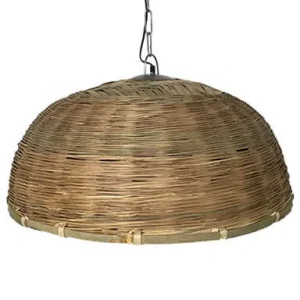Hanglamp riet naturel L Lindeboom Wonen & Lifestyle