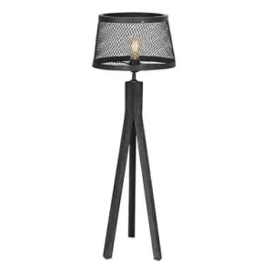 Staande vloerlamp sunburn met metalen kap Lindeboom Wonen & Lifestyle