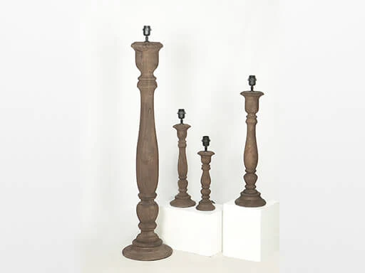 Tafellamp Boston umber 50 cm Lindeboom Wonen & Lifestyle
