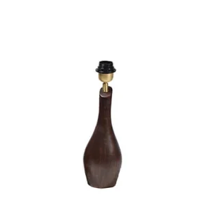 Tafellamp walnoot 38 cm Lindeboom Wonen & Lifestyle