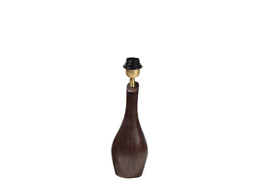 Tafellamp walnoot 38 cm Lindeboom Wonen & Lifestyle