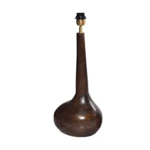 Tafellamp walnoot 60 cm Lindeboom Wonen & Lifestyle
