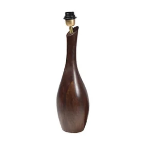 Tafellamp walnoot 53 cm Lindeboom Wonen & Lifestyle