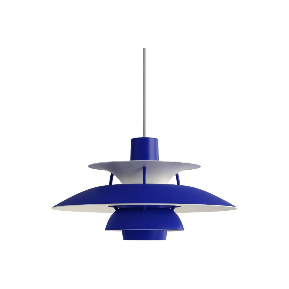 Louis Poulsen PH 5 Mini hanglamp Monochrome Dusty Indigo