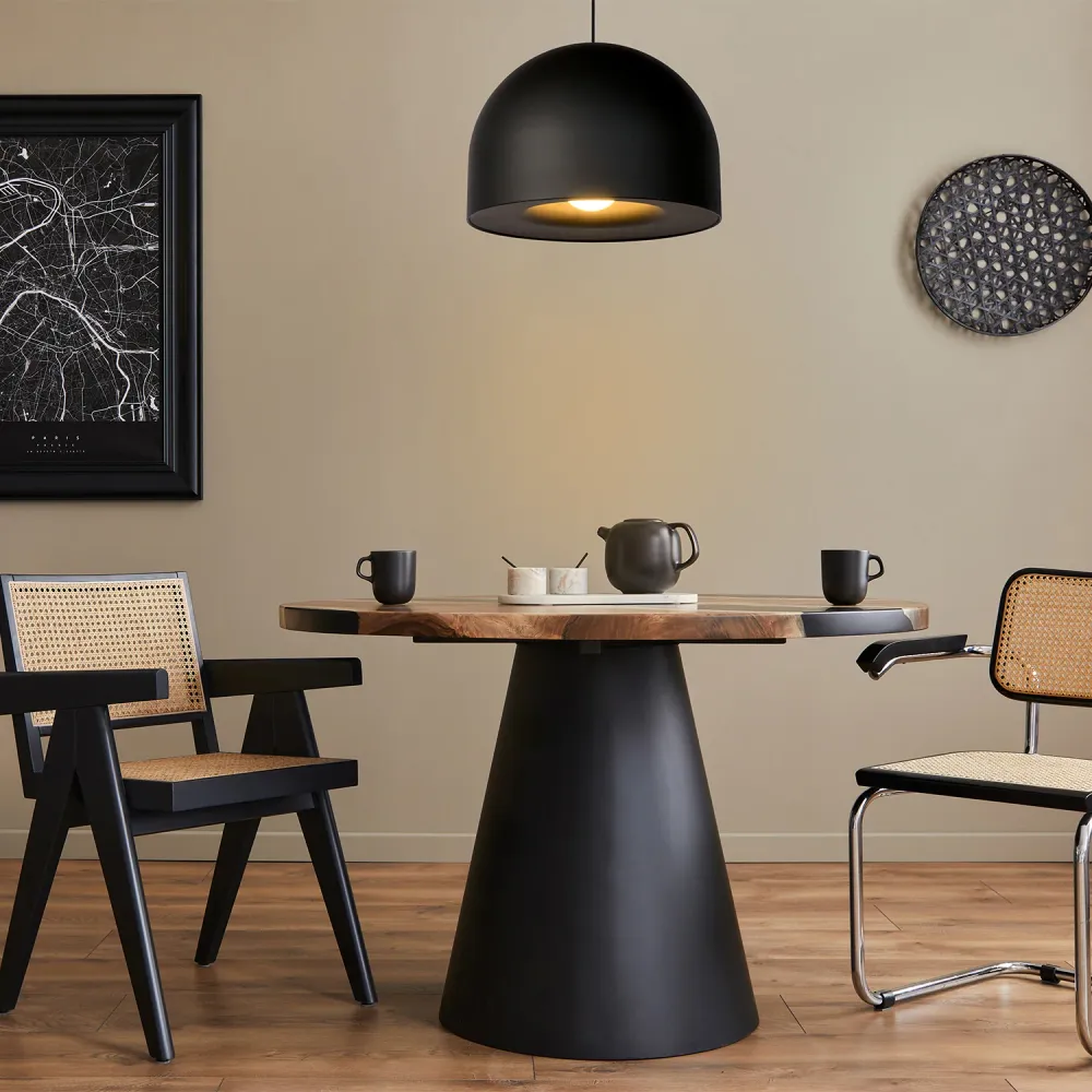 Hanglamp Akron | E27 | Zwart Lucide