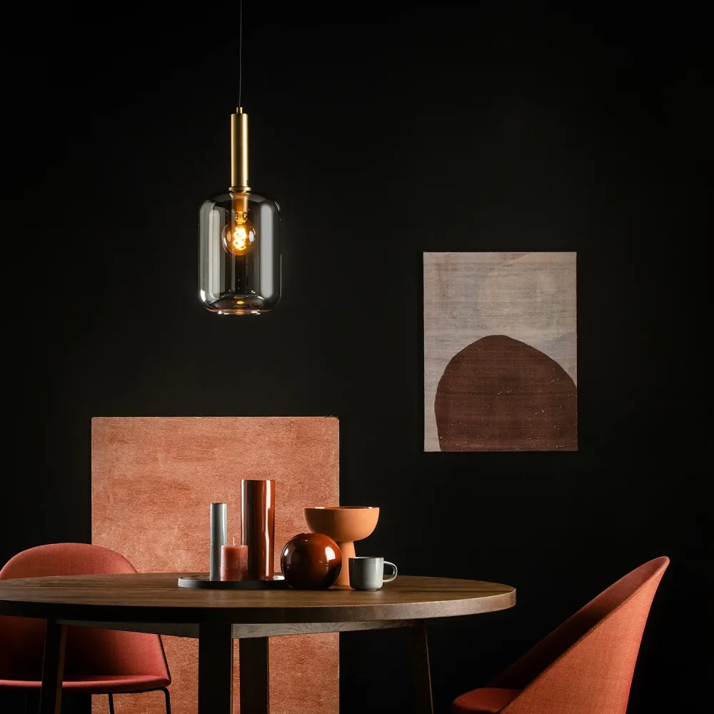Hanglamp Joanet | 1 Lamp | Fumé Lucide
